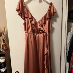 Show me your mumu copper bridesmaid dress